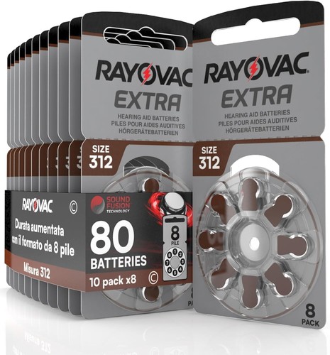 Batterie acustiche rayovac - batterie,